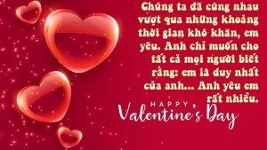 lời chúc ngày Valentine lãng mạn