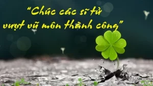 lời chúc thi tốt hay nhất