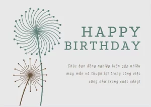thiệp mừng sinh nhật đồng nghiệp