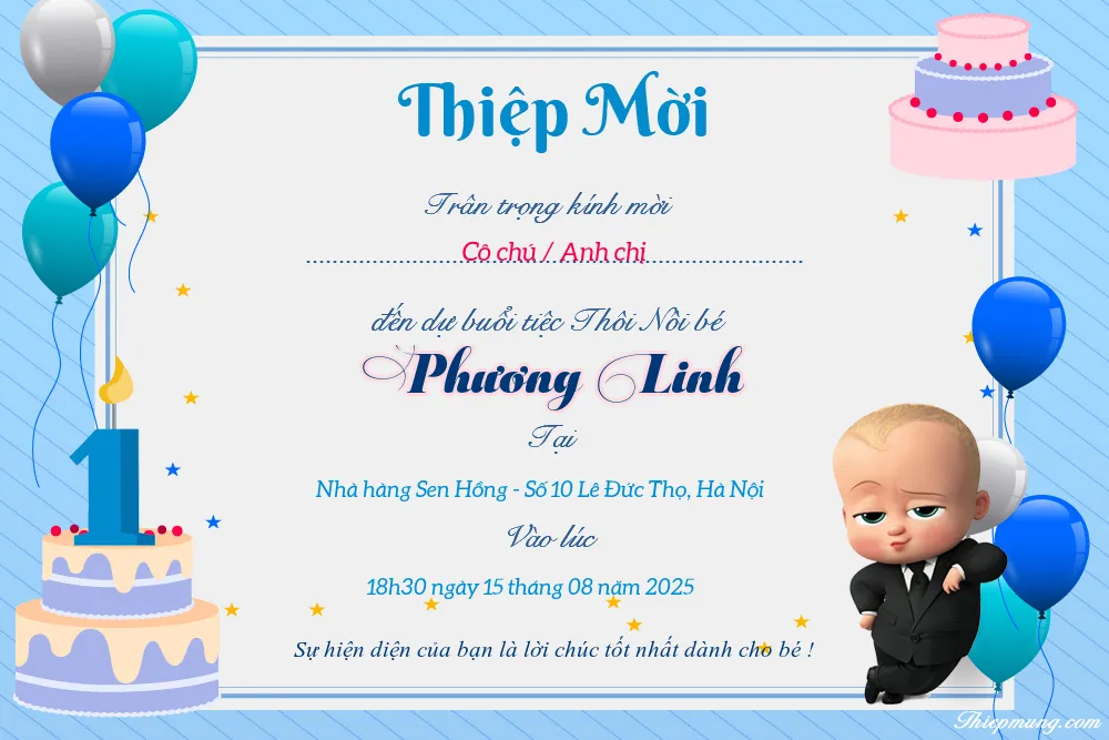 Thiệp Mừng Thôi Nôi Bé Trai Là Gì Và Tại Sao Nó Lại Quan Trọng Đến Thế?